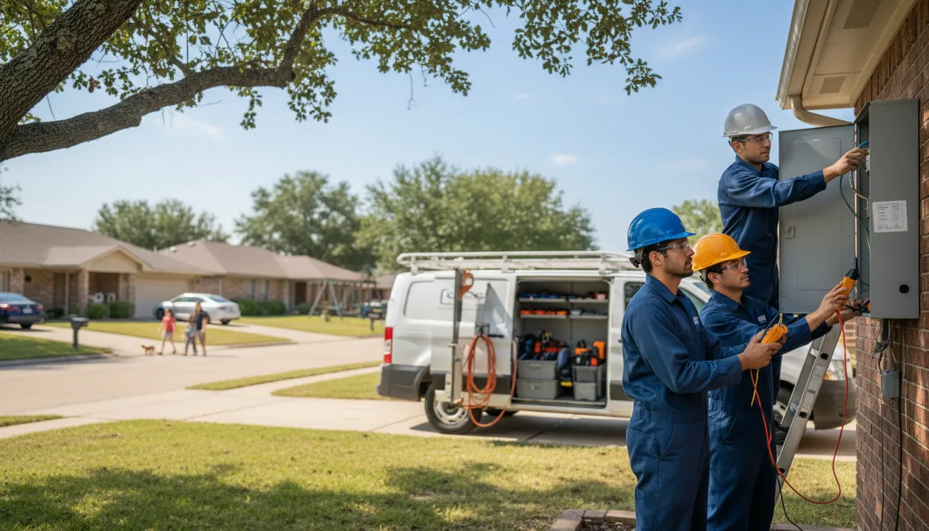 Certified electrician providing emergency electrical services in Compton, AR